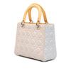 Dior Medium Tricolor Lambskin Cannage Lady Dior Secondhand
