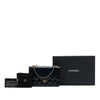 Chanel Quilted Patent and Goatskin CC Eyelet Wallet On Chain Secondhand