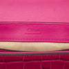 Chloé Mini Tricolor Croc Embossed Calfskin C Satchel Secondhand
