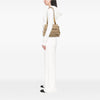 Ferragamo Nylon Tiered Grosgrain Shouder Bag Secondhand