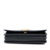 Chanel Pleated Crumpled Chevron Calfskin Boy Wallet On Chain Secondhand