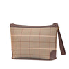 Secondhand Burberry Vintage Check Canvas Wristlet Clutch
