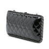 Chanel Quilted Patent Chain Around Clutch Secondhand
