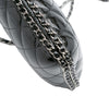 Chanel Quilted Patent Chain Around Clutch Secondhand