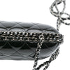 Chanel Quilted Patent Chain Around Clutch Secondhand