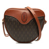 Saint Laurent Le Monogramme Coated Canvas and Leather Coeur Crossbody Secondhand