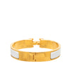 Hermès Narrow Enamel Clic H Bracelet PM Secondhand