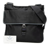 Prada Saffiano Trimmed Tessuto Zip Top Crossbody Secondhand