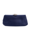 Chanel Satin Crystal Camellia Evening Frame Clutch Secondhand