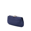 Chanel Satin Crystal Camellia Evening Frame Clutch Secondhand