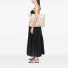 Chanel Canvas Floral Shopping Tote Secondhand