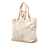 Chanel Canvas Floral Shopping Tote Secondhand
