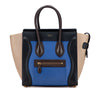Celine Micro Tricolor Leather Luggage Tote Secondhand
