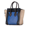 Celine Micro Tricolor Leather Luggage Tote Secondhand