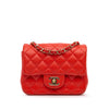 Chanel Mini Square Classic Lambskin Single Flap Secondhand