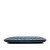 Chanel Large Quilted Metallic Lambskin Boy O Case Clutch Secondhand