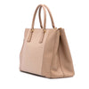 Prada Large Bicolor Saffiano Lux Galleria Double Zip Satchel Secondhand