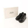 Alexander McQueen Runway Glitter-Heeled Leather Platform Trainers in Black, Size 39 EU Secondhand