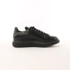 Alexander McQueen Runway Glitter-Heeled Leather Platform Trainers in Black, Size 39 EU Secondhand