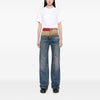Gucci GG Canvas Web Double Pocket Belt Bag Secondhand
