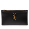 Saint Laurent Leather Monogram Bill Pouch Secondhand