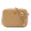 Chanel CC Quilted Lambskin Pearl Crush Camera Bag Secondhand