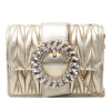 Miu Miu Mini Matelasse Metallic Nappa Crystal Embellished Crossbody Secondhand