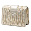 Miu Miu Mini Matelasse Metallic Nappa Crystal Embellished Crossbody Secondhand