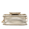 Miu Miu Mini Matelasse Metallic Nappa Crystal Embellished Crossbody Secondhand
