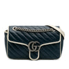 Gucci Medium GG Marmont Matelasse Diagonal Leather Torchon Shoulder Bag Secondhand