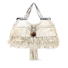 Secondhand Gucci Leather Fringe Bamboo Tassel Shoulder Bag