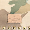 Valentino Canvas and Nappa Camouflage Rockstud Wristlet Clutch Secondhand