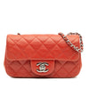 Secondhand Chanel Extra Mini Rectangular Classic Lambskin Single Flap