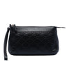 Secondhand Gucci Guccissima New Britt Wristlet Pouch