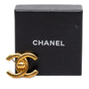 Chanel CC Gold Plated Turn Lock Brooch Secondhand