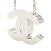 Chanel CC Brass and Lambskin Mirror Necklace Secondhand