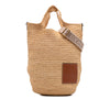 LOEWE Mini Raffia Slit Satchel Secondhand