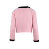 Secondhand Contrast Trim Pink Jacket - '90s