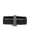 Saint Laurent Small Croc Embossed Leather Monogram Kate Tassel Crossbody Secondhand