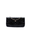 Chanel Shiny Crumpled Calfskin 31 Clutch with Chain Secondhand