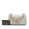 Secondhand Chanel Medium Quilted Lambskin Twist Chain Enamel CC Flap