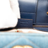 Secondhand Gucci Small GG Marmont Matelasse Denim Pearly Satchel