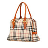 Burberry House Check Tweed Handbag Secondhand