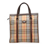 Burberry Haymarket Check Canvas Tote Secondhand