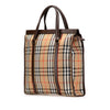 Burberry Haymarket Check Canvas Tote Secondhand