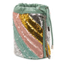 Gucci Small GG Marmont Sequined Diagonal Matelasse Leather Bucket Bag Secondhand