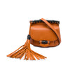 Gucci Small Calfskin Bamboo Nouveau Fringe Crossbody Secondhand