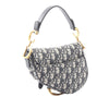 Dior Mini Oblique Canvas Saddle Bag Secondhand