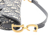 Dior Mini Oblique Canvas Saddle Bag Secondhand