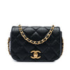 Chanel Mini Quilted Calfskin Nailed CC Flap Secondhand